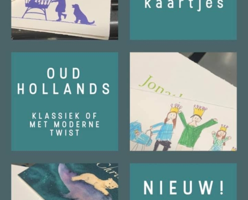 geboortekaartjes: klassiek en modern: Oud Hollands en Aquarelkarton
