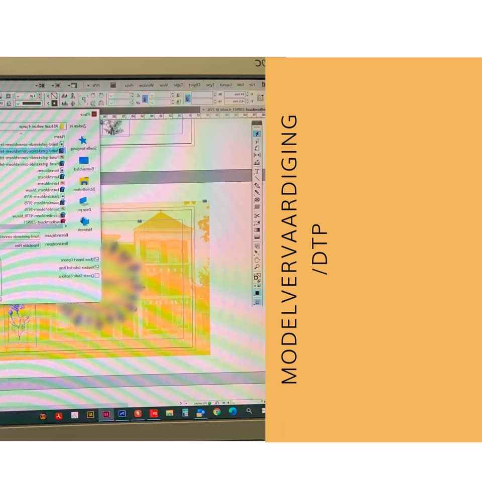 modelvervaardiging DTP drukproef opmaak vormgeving