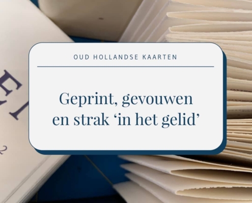 oud hollands digital print kleur geboortekaartjes