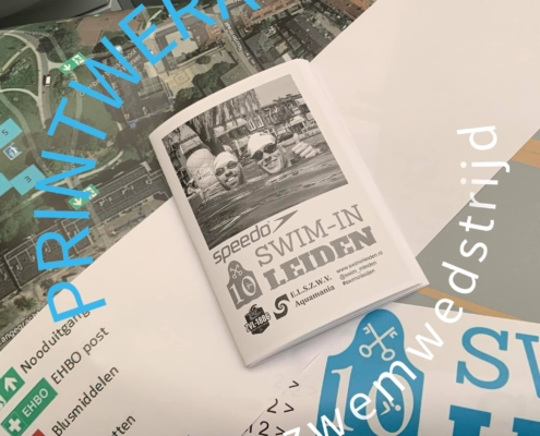 printen plotten plattegrond programmaboekje wedstrijd zwemmen swim-in