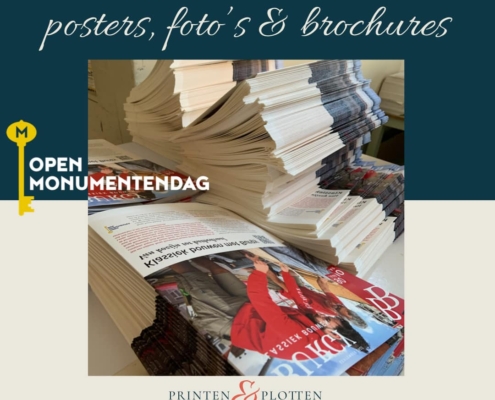 open monumentendagen 2022 printen plotten posters folders