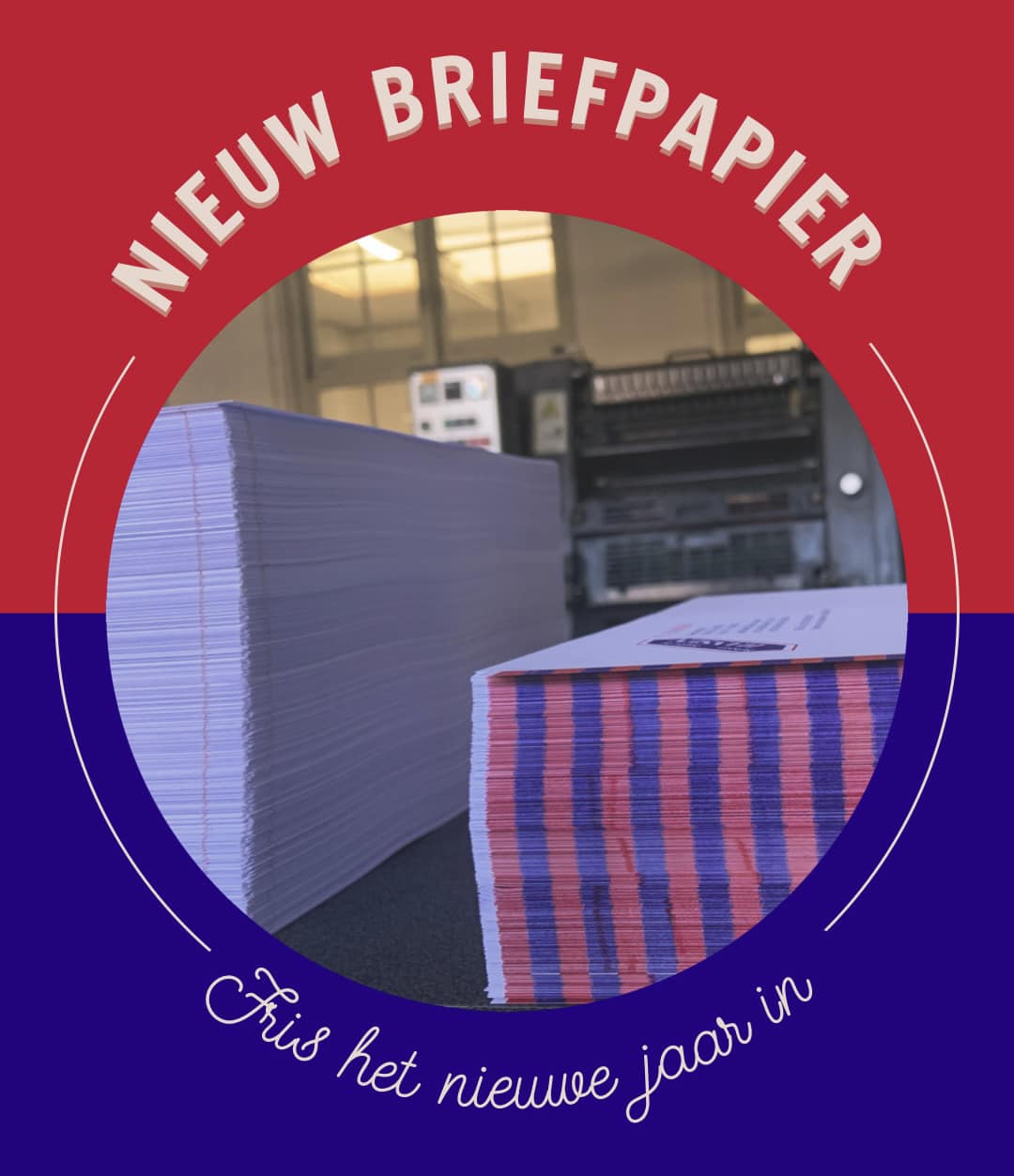 nieuw briefpapier offsetdruk digitaal print