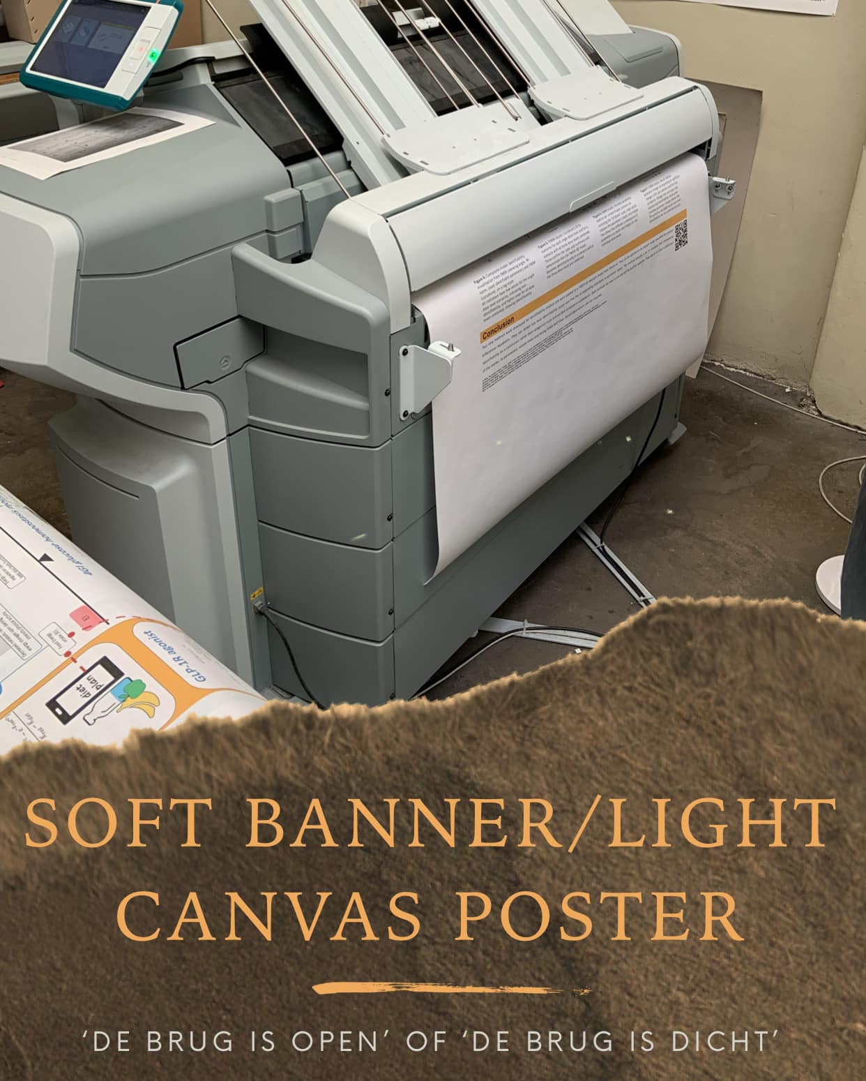 poster congresposter softbanner light canvas