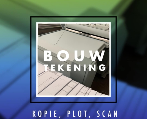 bouwtekening kopie plot afdruk scan
