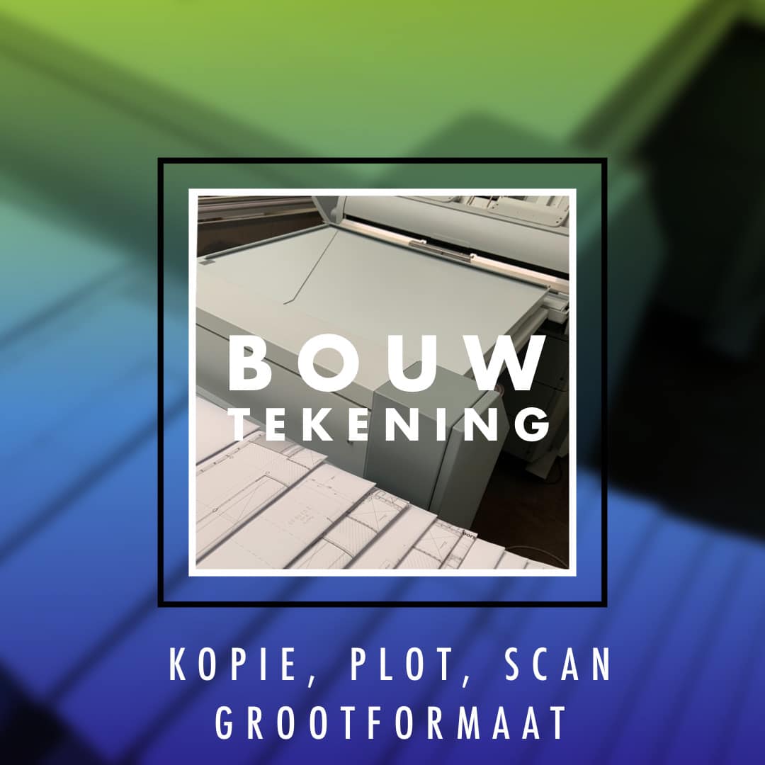 bouwtekening kopie plot afdruk scan