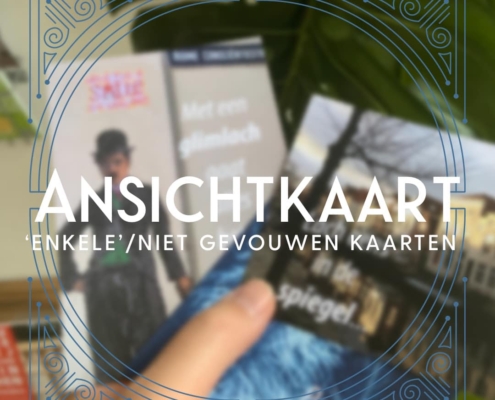 ansichtkaart enkel ongevouwen digitaal print kleur