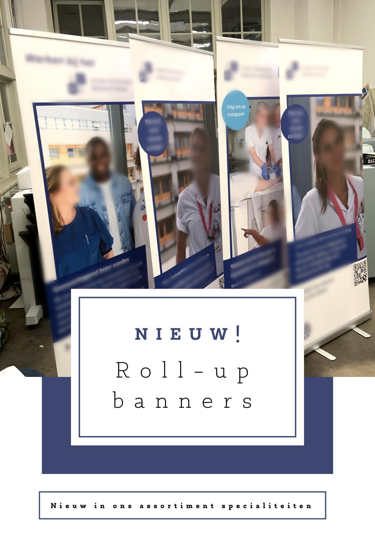 nieuw in assortiment specialiteitsdrukwerk roll-up-banner