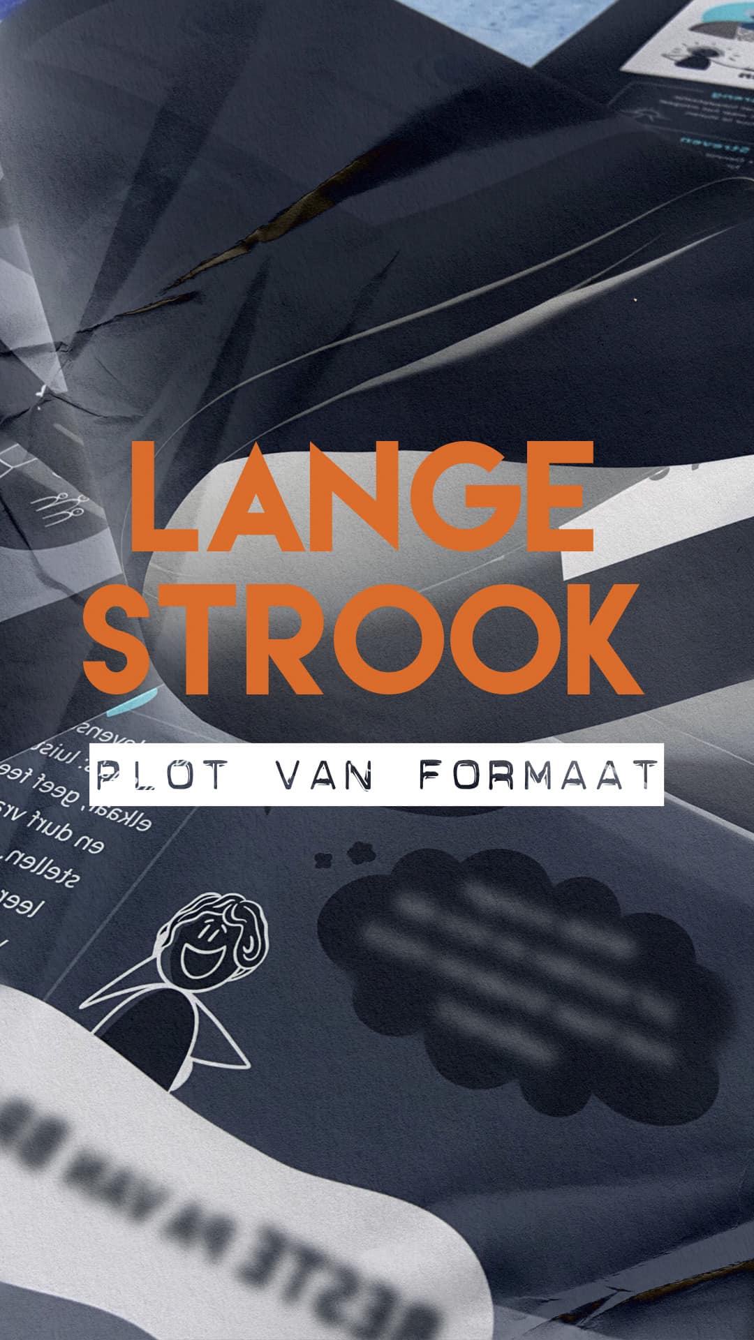 afdrukken lange strook in print of plot ook bouwtekeningen