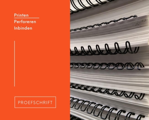 proefschrift: printen, perforeren, inbinden. ook print kopie bouwtekeningen