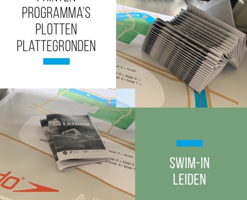 printen en plotten programma en plattegronden swim-in leiden