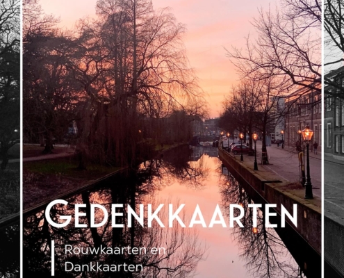 Gedenkkaarten: rouwkaarten en dankkaarten digitaal print in kleur