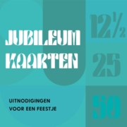 uitnodiging jubileum bruiloft digitaal print eigen ontwerp