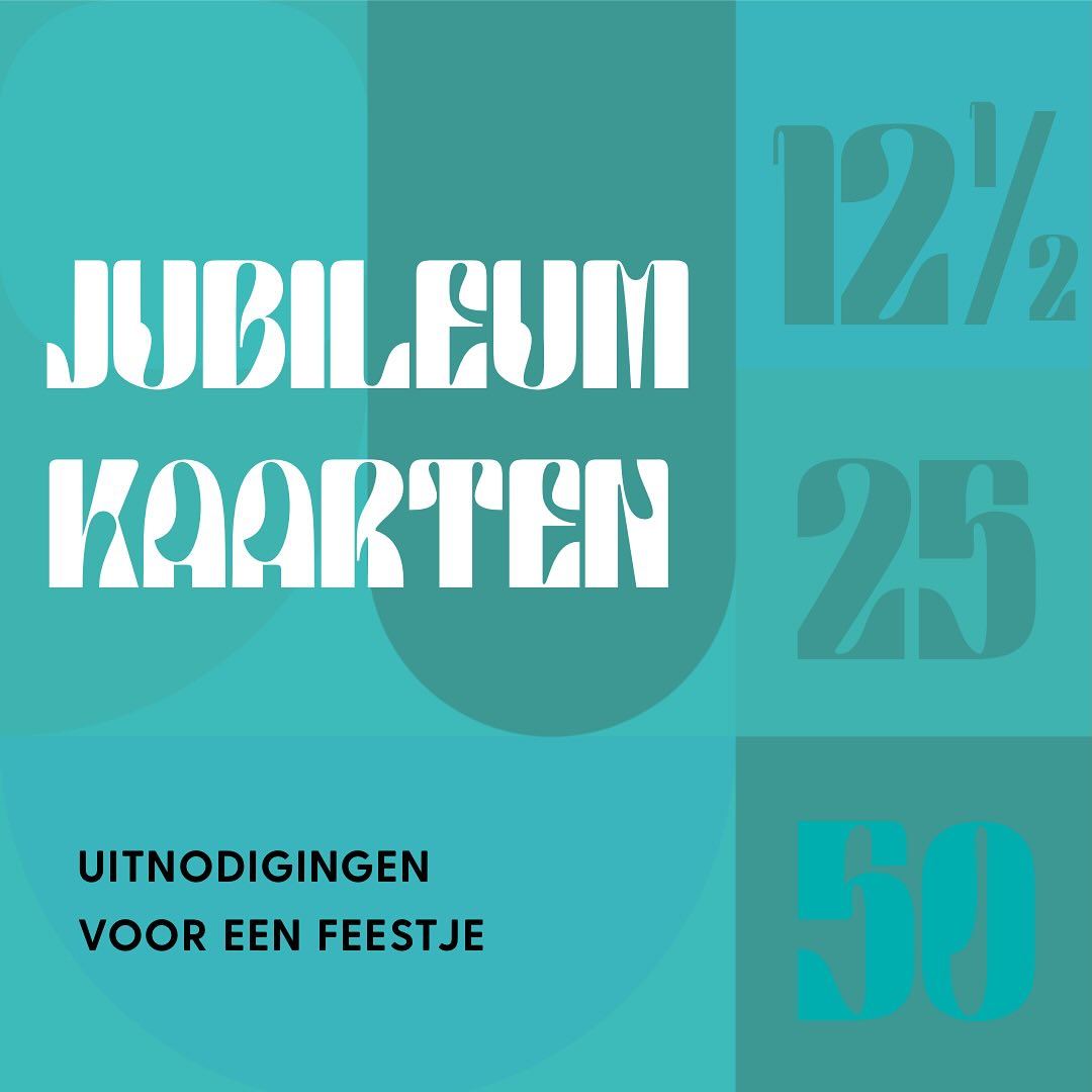 uitnodiging jubileum bruiloft digitaal print eigen ontwerp