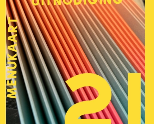 printwerk 21 diner: menukaart, uitnodiging, naamkaartjes