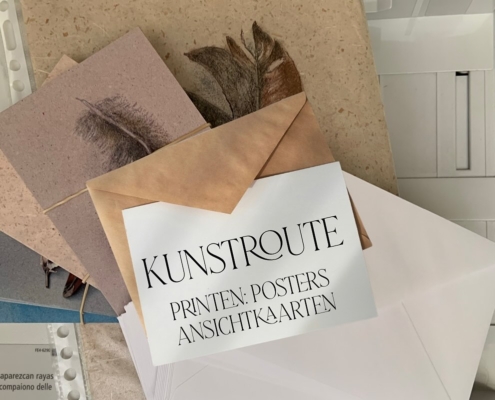 Kunstroute digitaal print posters ansichtkaarten