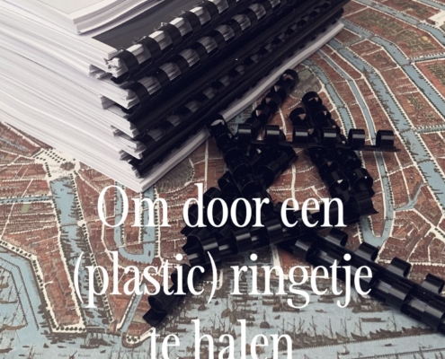 printwerk boekje plastic ringband