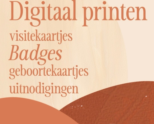 digitaal printen badges visitekaartjes uitnodigingen geboortekaartjes