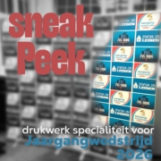 jaargangwedstrijden 2026 sneak peek drukwerkspecialiteit rollup-banner step-repeat
